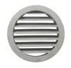 Решетка вентиляционная металлическая d125/D150 мм (серая)