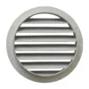 Решетка вентиляционная металлическая d125/D150 мм (серая)