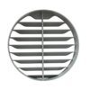 Решетка вентиляционная проходная в канал 132 мм (серая)